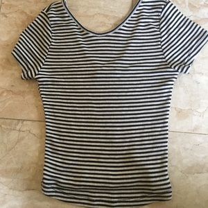 Brandy Melville Striped Crop Top